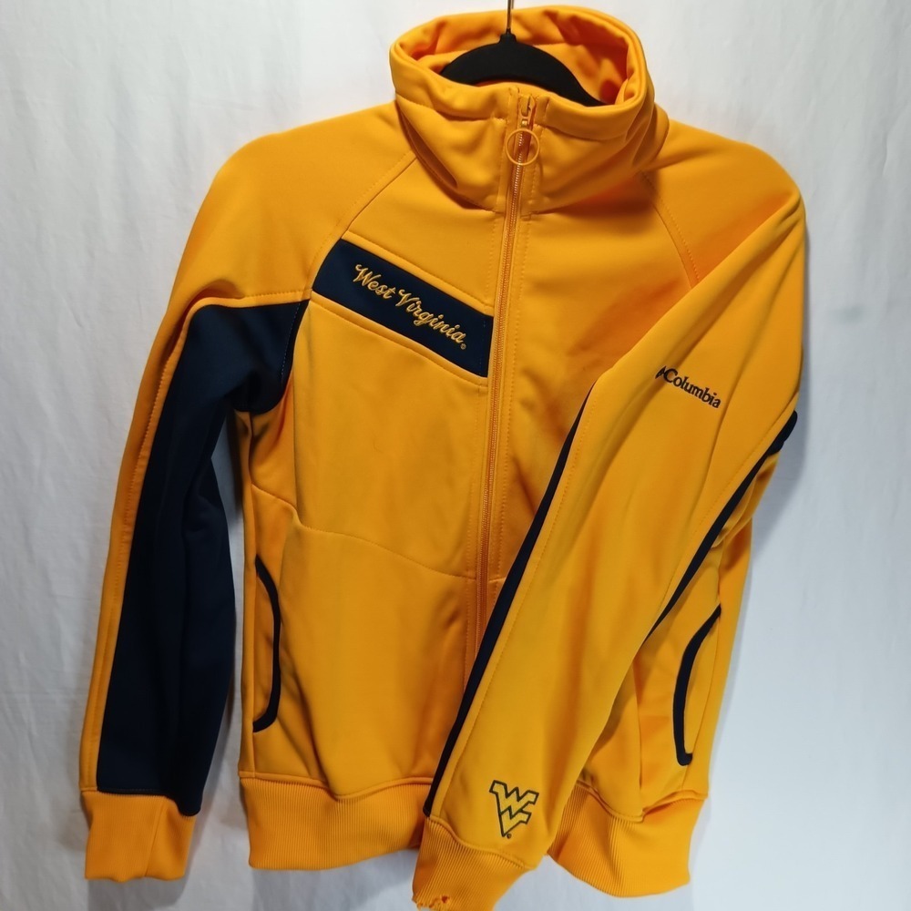 Women's University Of West Virginia Mountaineers Columbia Zip-up Jacket. Medium.
